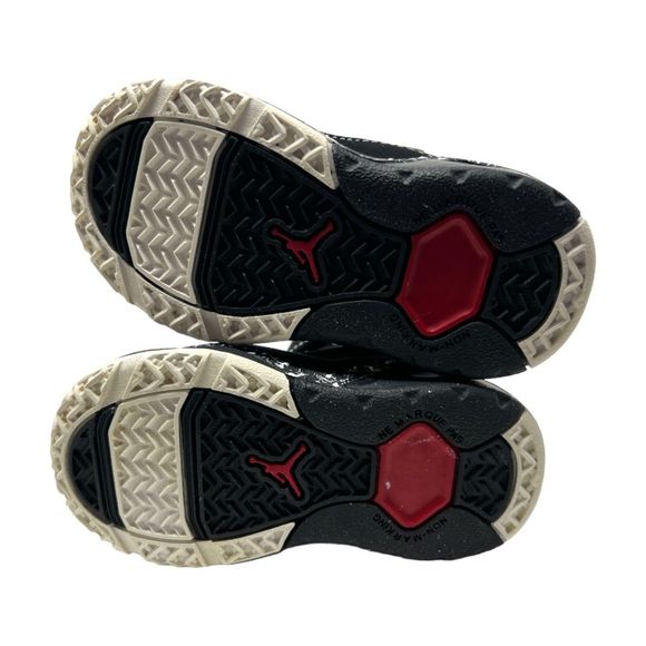 Nike Jordan sneakers 5 toddler Flight Old School Mid black splatter shoes - Picture 6 of 8